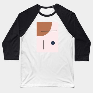 Modern Gallery Wall Decor, Minimal, Scandinavian, Geometric Baseball T-Shirt